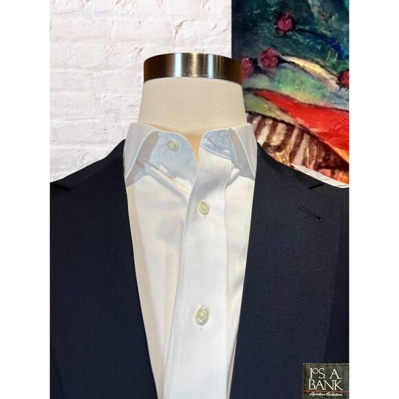 New Jos A Bank Signature 46R Navy Blue SuperFine Suit Jacket Blazer Separate - Picture 2 of 15